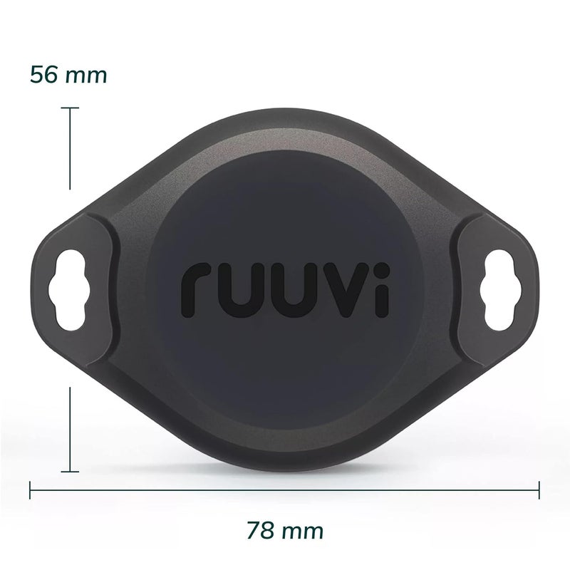 RuuviTag Pro 3 في 1 جهاز استشعار درجة الحرارة اللاسلكي بلوتوث (°C/°F)، رطوبة الهواء وحركة. تنبيهات وتاريخ. تطبيقات مجانية لأندرويد/iOS. يتكامل مع فيكترون، هومي، ومساعد المنزل. صنع في أوروبا. - Image 4